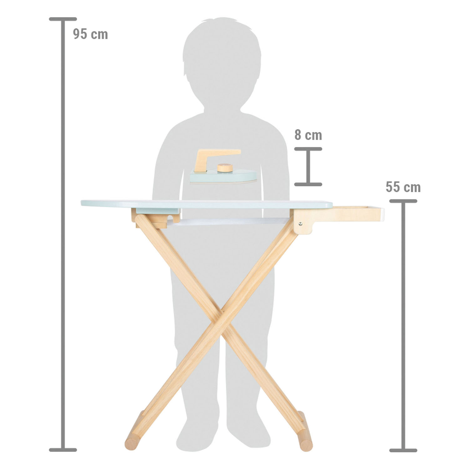 Small Foot - Houten Strijkplank met Strijkbout