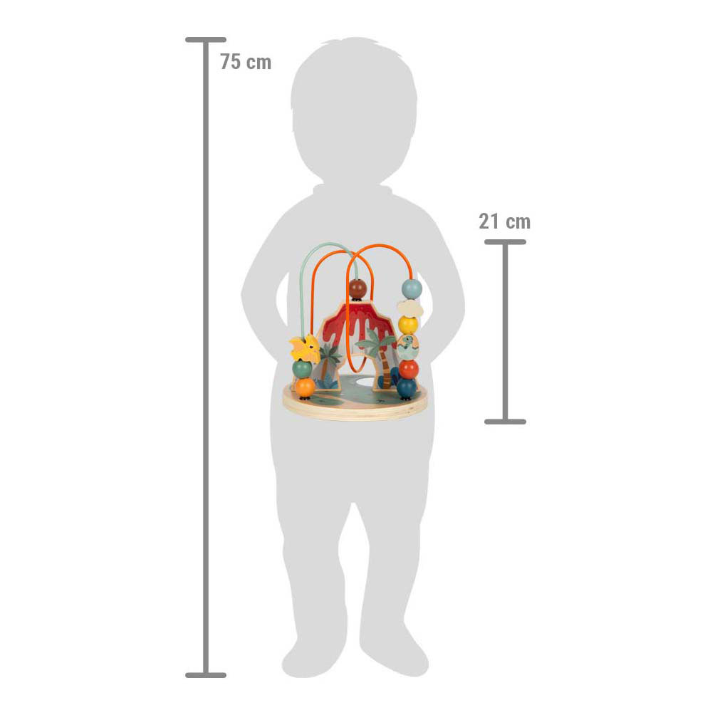Small Foot - Houten Motoriekspiraal Vulkaan en Dino