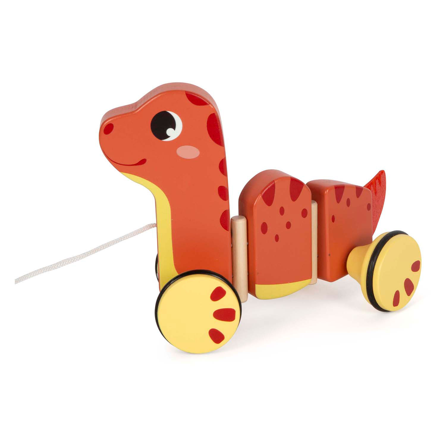 Small Foot - Houten Trekfiguur Dino