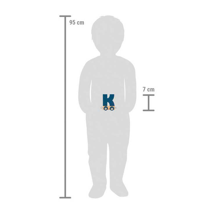 Small Foot - Holzbuchstabenzug Polar - K