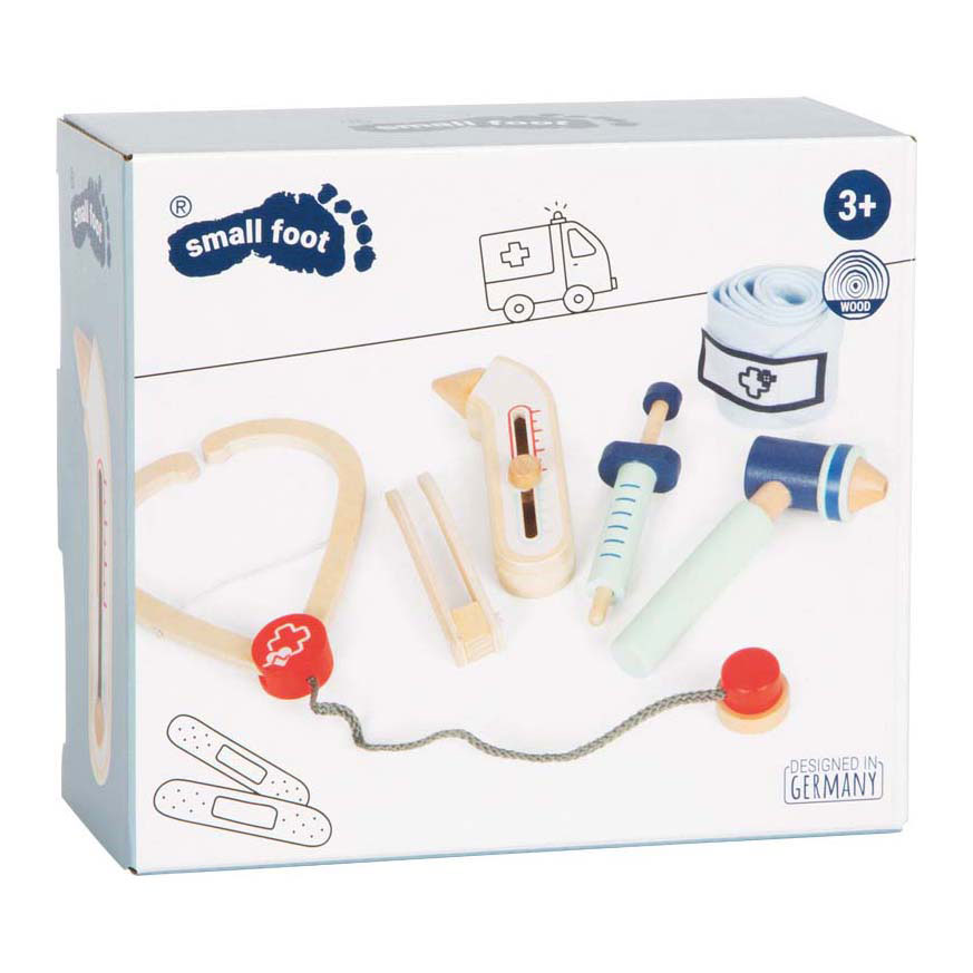 Small Foot - Docteur Playset, 6 pièces.