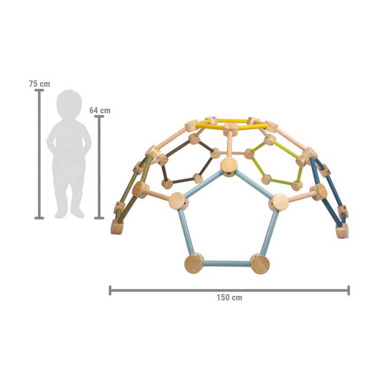 Small Foot - Aire de jeux en bois Geodome Adventure