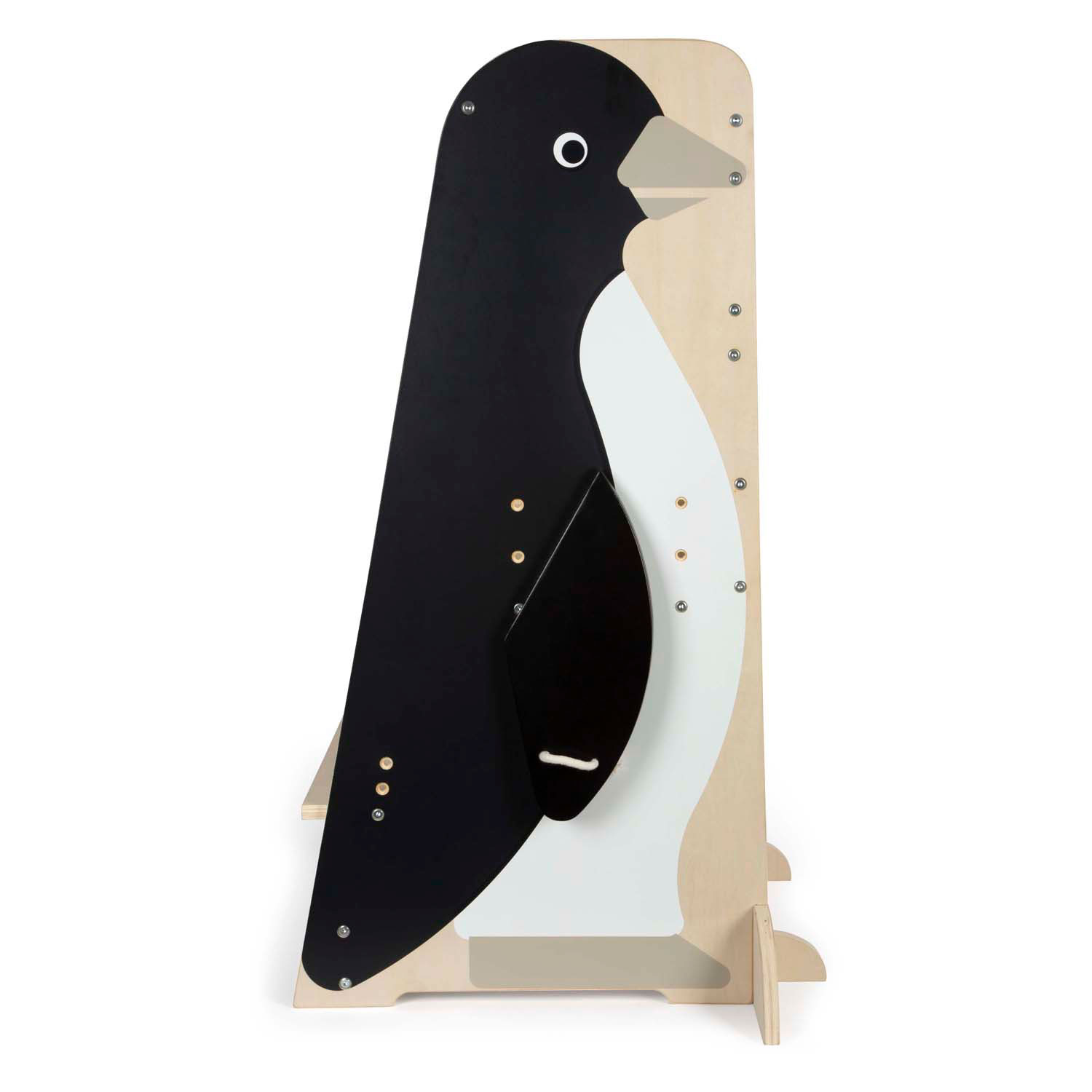 Small Foot - Lernturm Pinguin Wild Life aus Holz, 92 cm