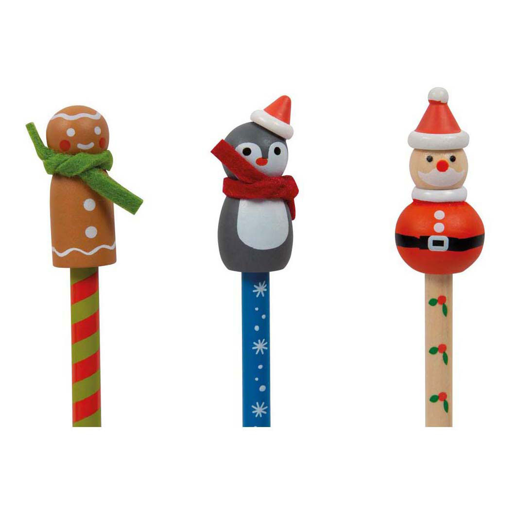 Small Foot - Kerstpotloden Set, 6dlg.