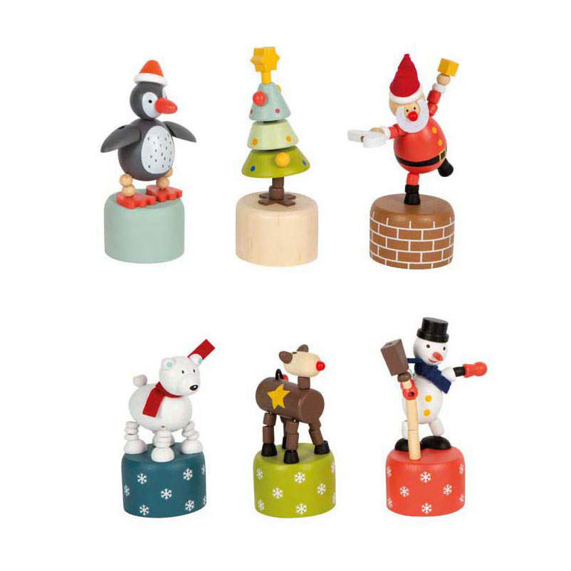 Small Foot - Figurines de danse de Noël et d'hiver, 12 pièces.