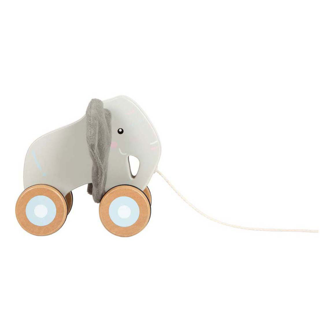 Small Foot - Holzelefant zum Ziehen mit knittrigen Ohren