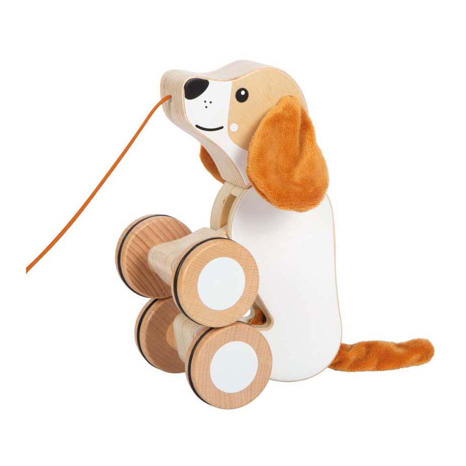 Small Foot - Schlittenhund aus Holz mit knittrigen Ohren