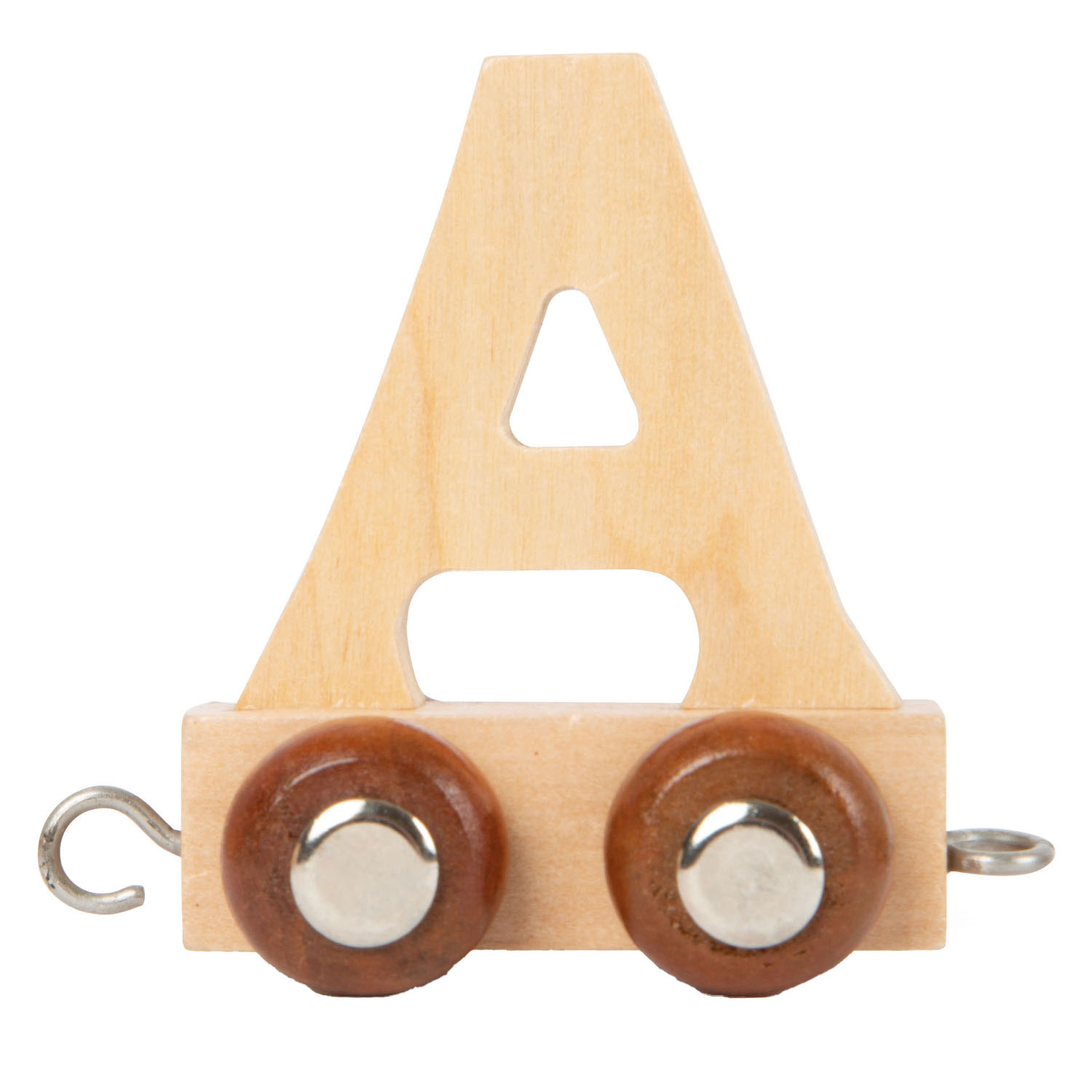 Small Foot - Train de lettres en bois - A - 12 pièces