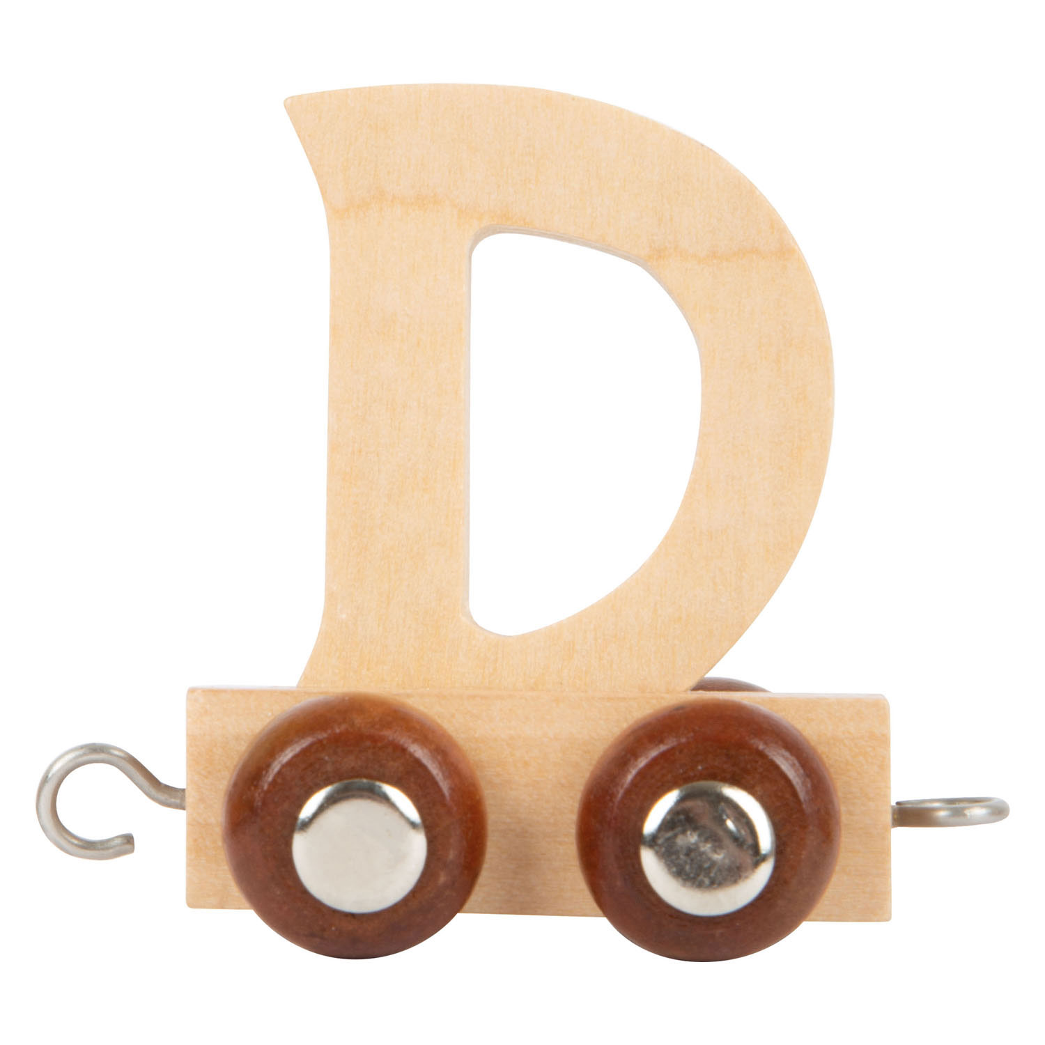 Small Foot - Houten Lettertrein - D - 12 stuks
