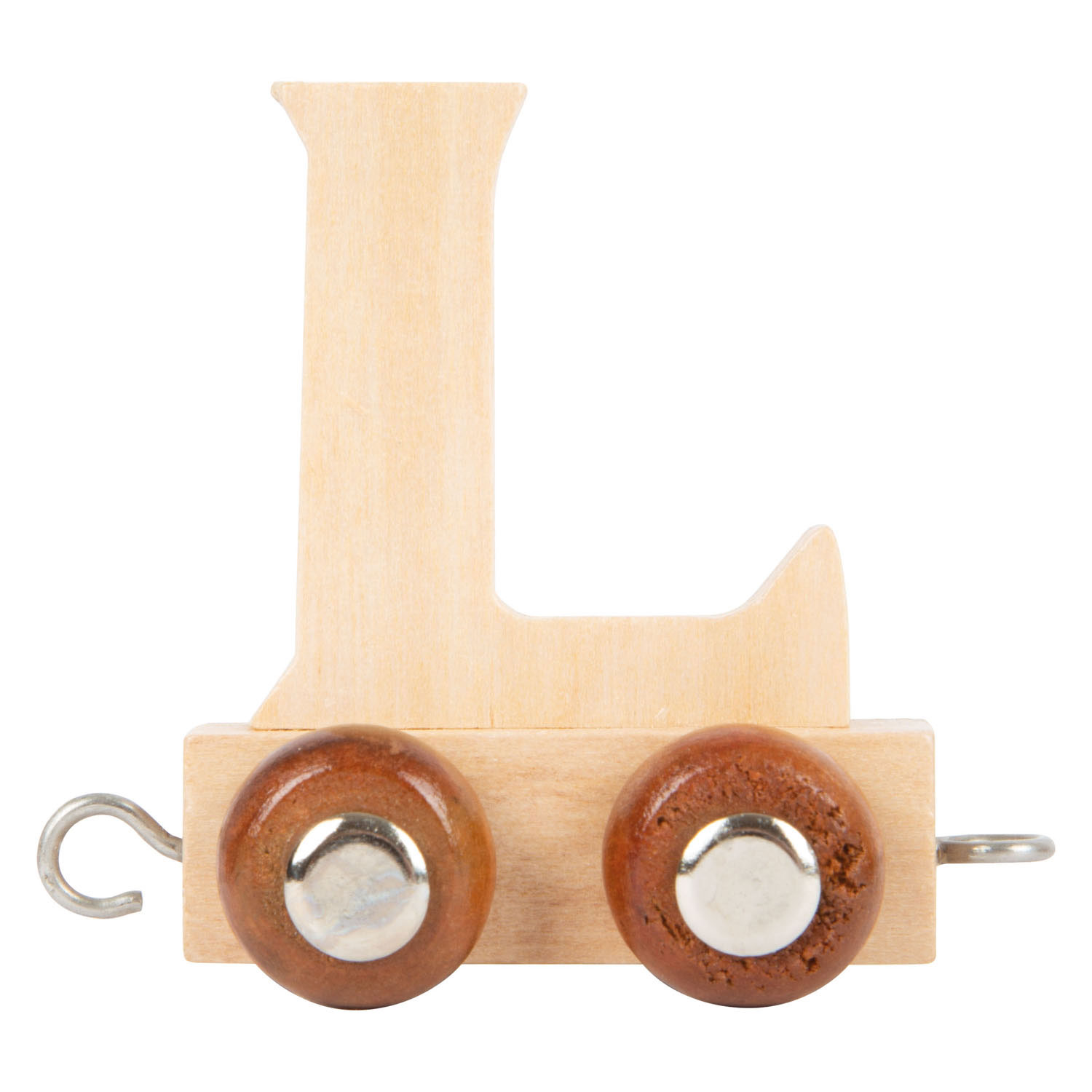 Small Foot - Train de lettres en bois - L - 12 pièces