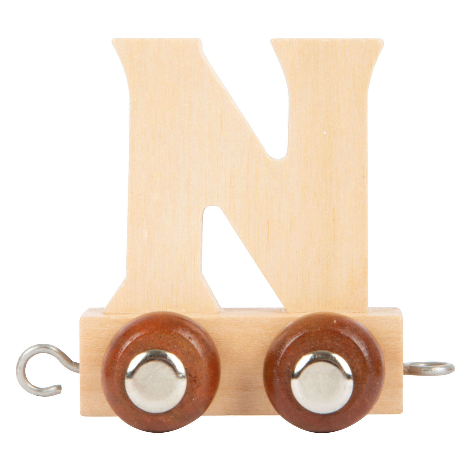 Small Foot - Train de lettres en bois - N - 12 pièces