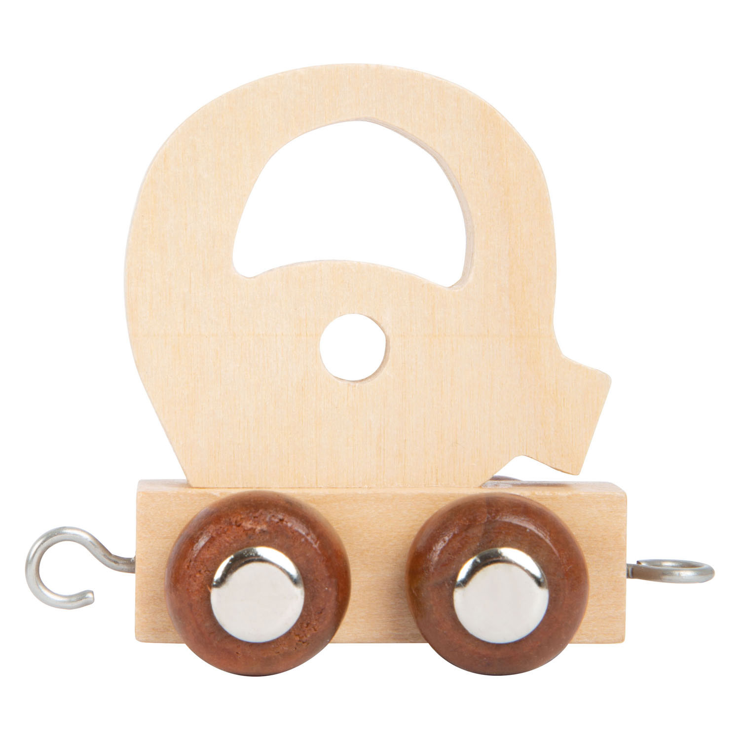Small Foot - Train de lettres en bois - Q - 12 pièces