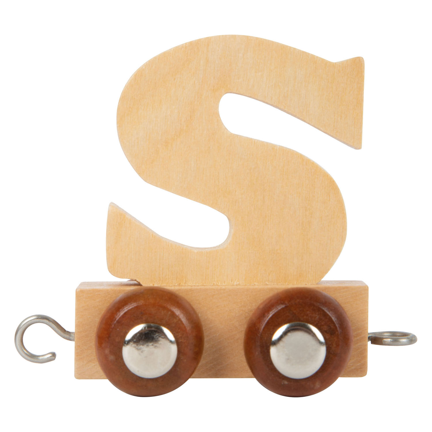 Small Foot - Train de lettres en bois - S - 12 pièces