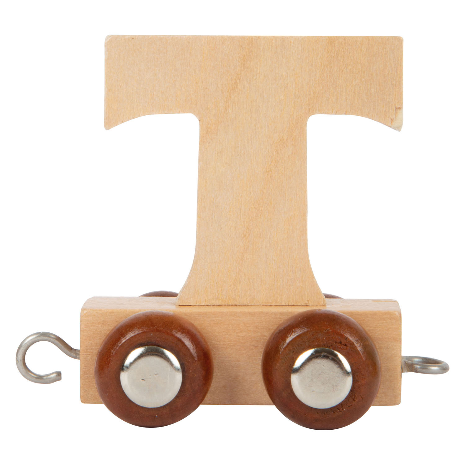 Small Foot - Train de lettres en bois - T - 12 pièces