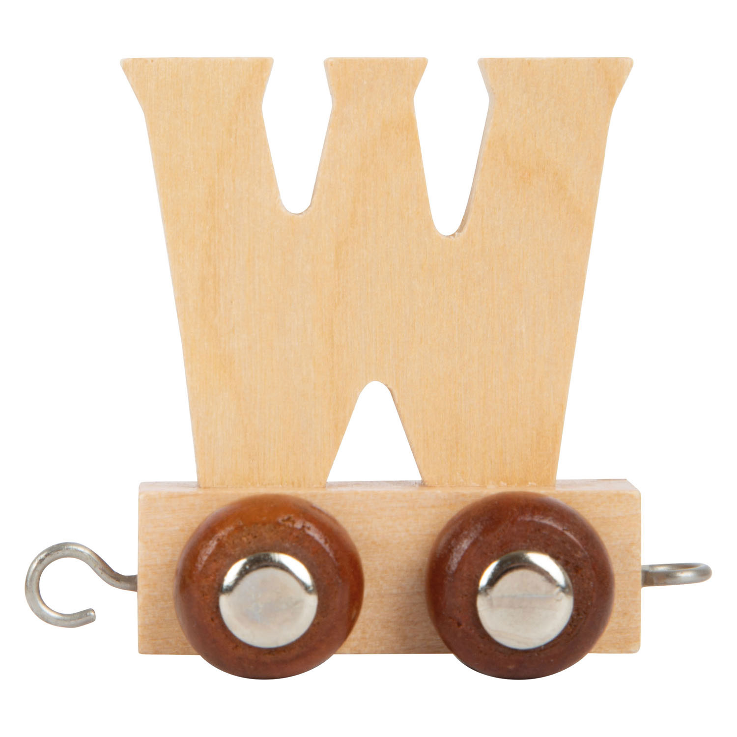 Small Foot - Train de lettres en bois - W - 12 pièces