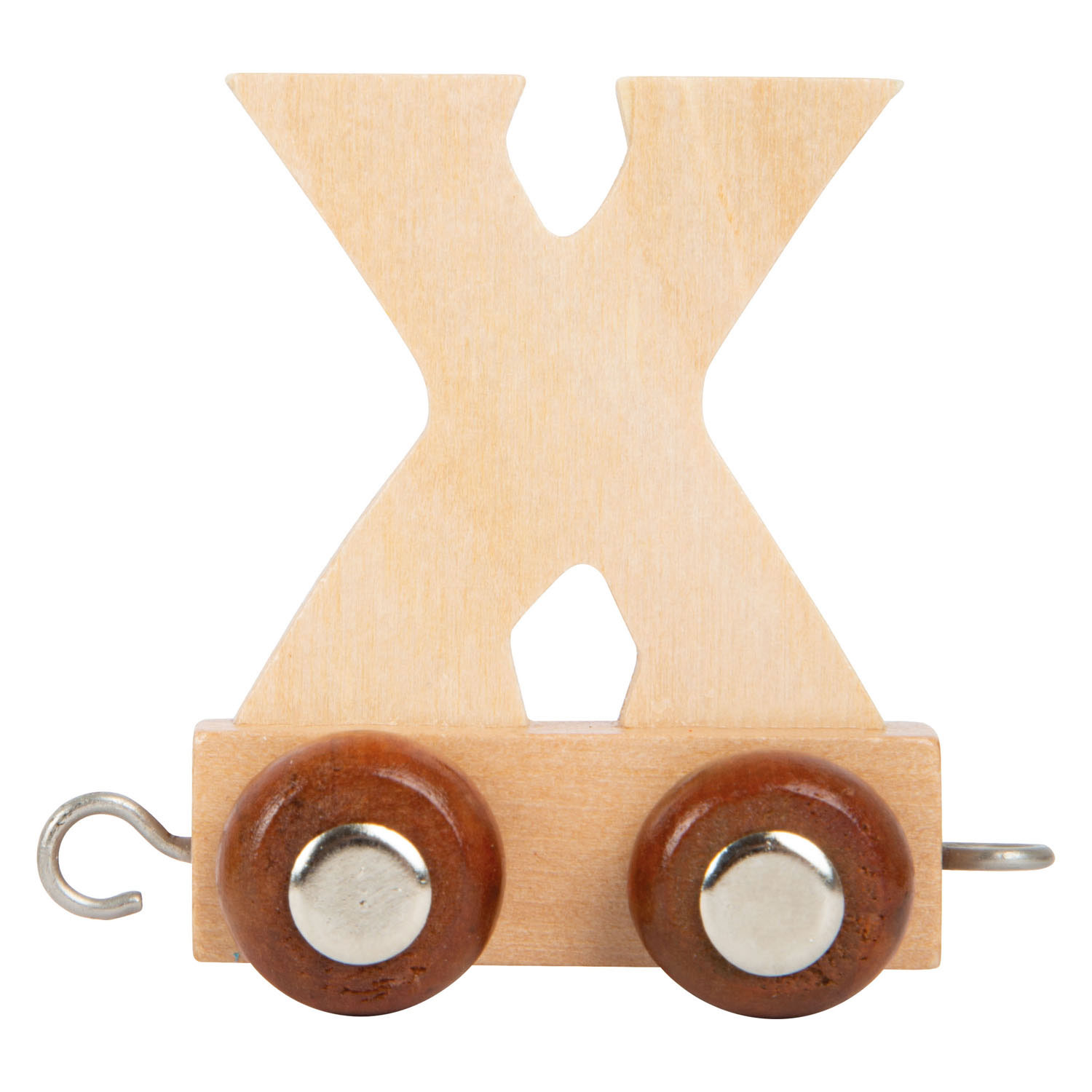 Small Foot - Train de lettres en bois - X - 12 pièces