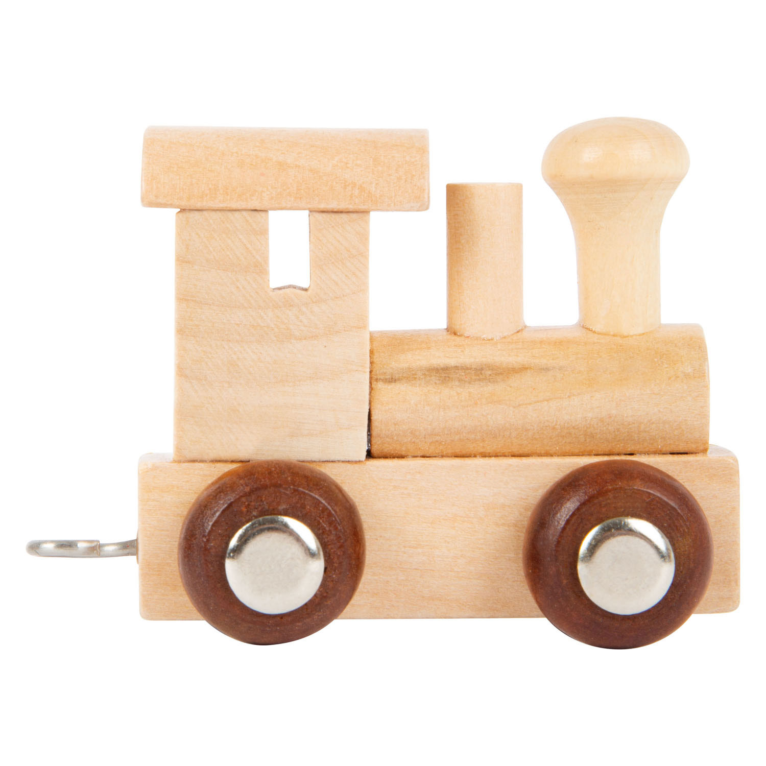 Small Foot - Houten Lettertrein Locomotief - 12 stuks