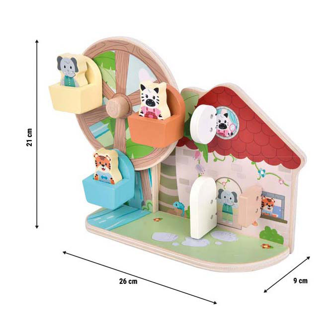 Small Foot - Houten Reuzenrad FSC Jungle Friends