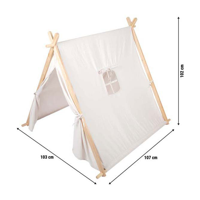 Small Foot tente de jeu blanche