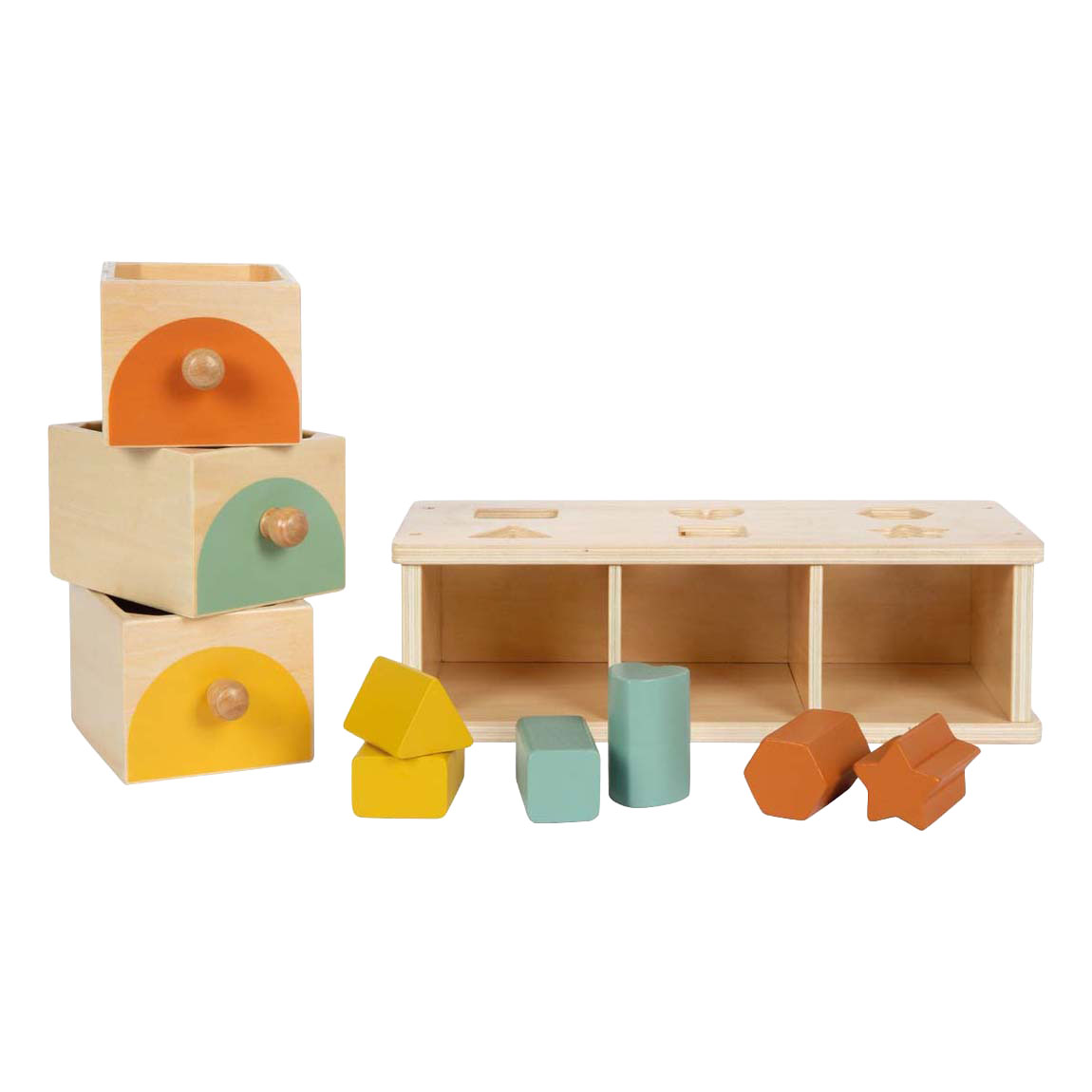 Small Foot - Houten Montessori Sorteerspel FSC