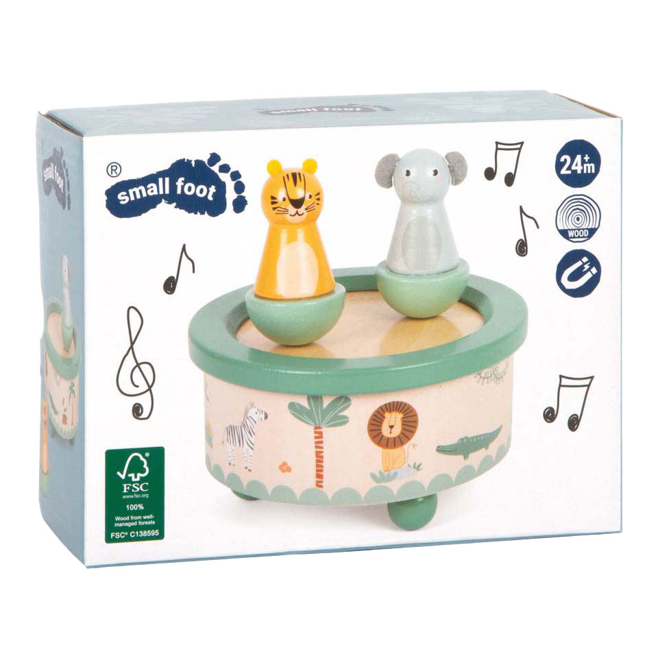 Small Foot - Houten Muziekdoos Safari FSC