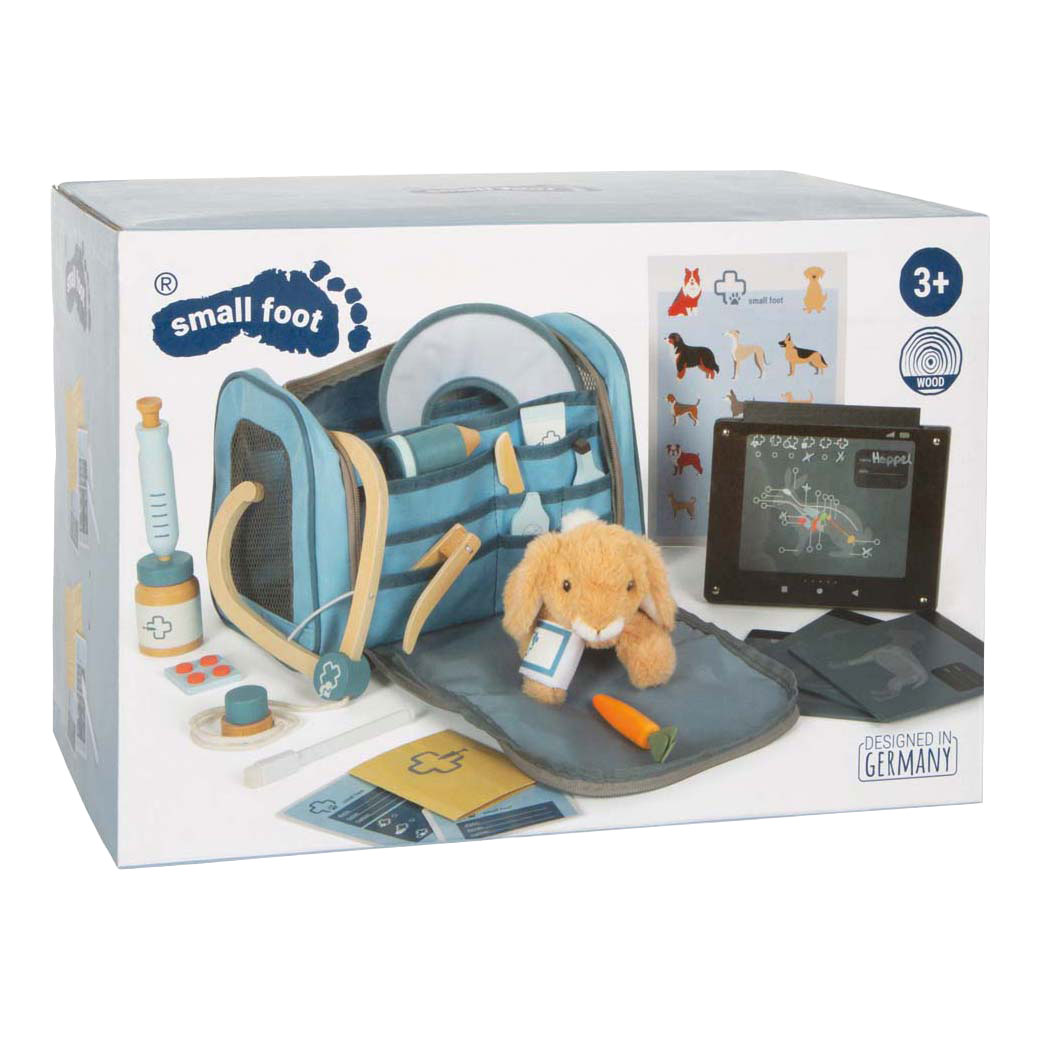 Small Foot sac vétérinaire avec lapin en peluche