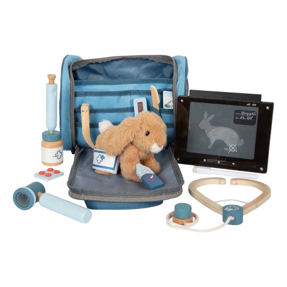 Small Foot sac vétérinaire avec lapin en peluche