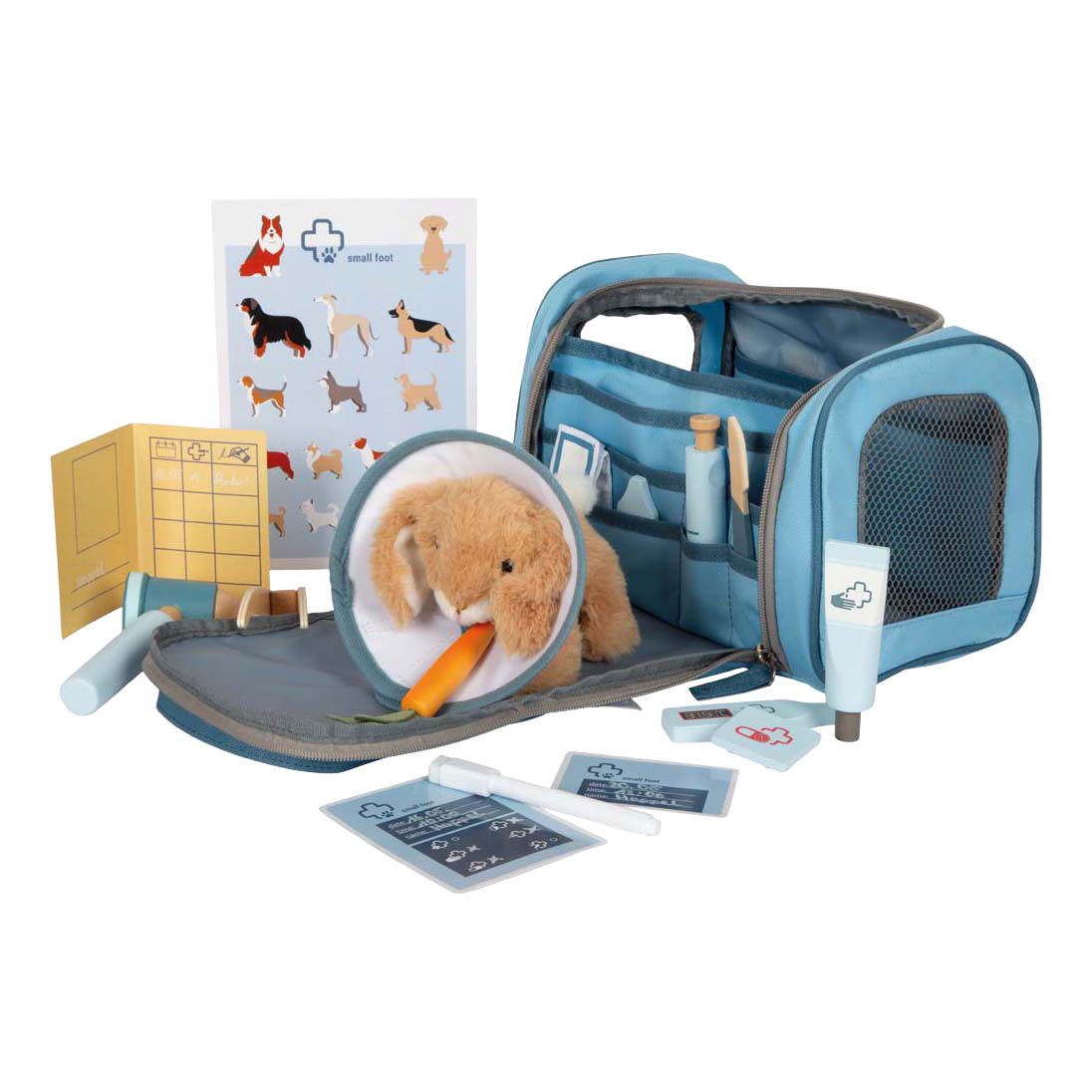 Small Foot sac vétérinaire avec lapin en peluche