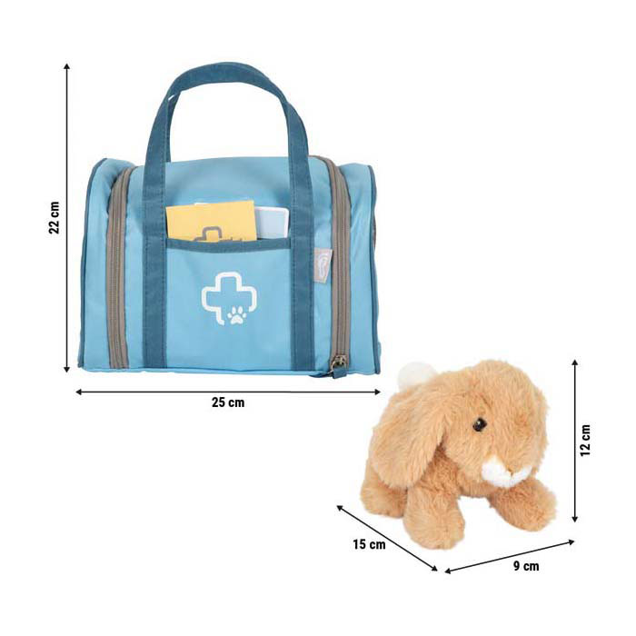 Small Foot sac vétérinaire avec lapin en peluche