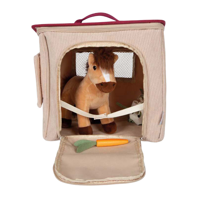 Small Foot - Coffret Cheval avec écurie et accessoires dans un sac