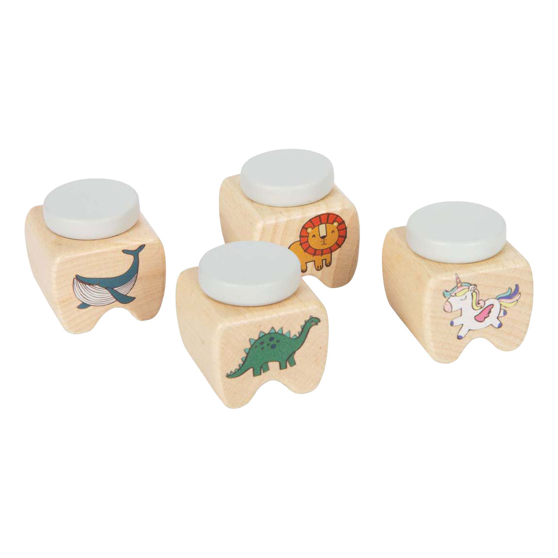 Small Foot boîtes à dents de bébé en bois - 4 pièces.