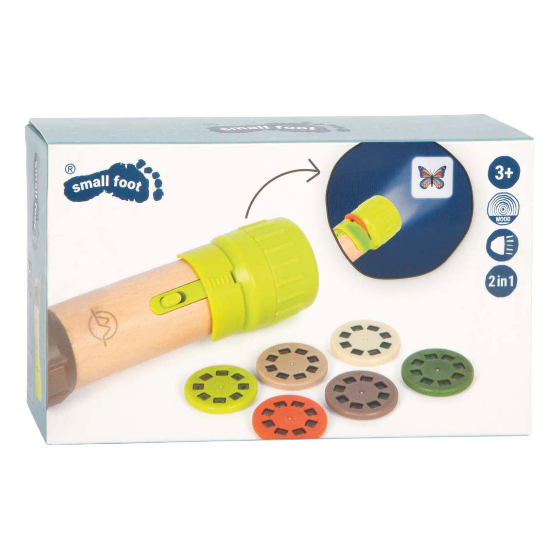 Small Foot - Zaklamp en Projector 