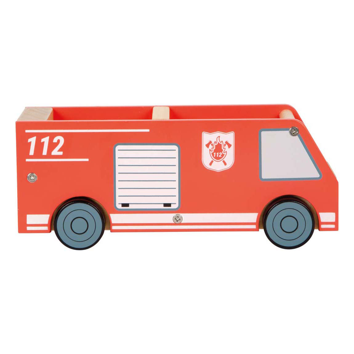 Small Foot - Houten Grote Brandweerkazerne met Accessoires