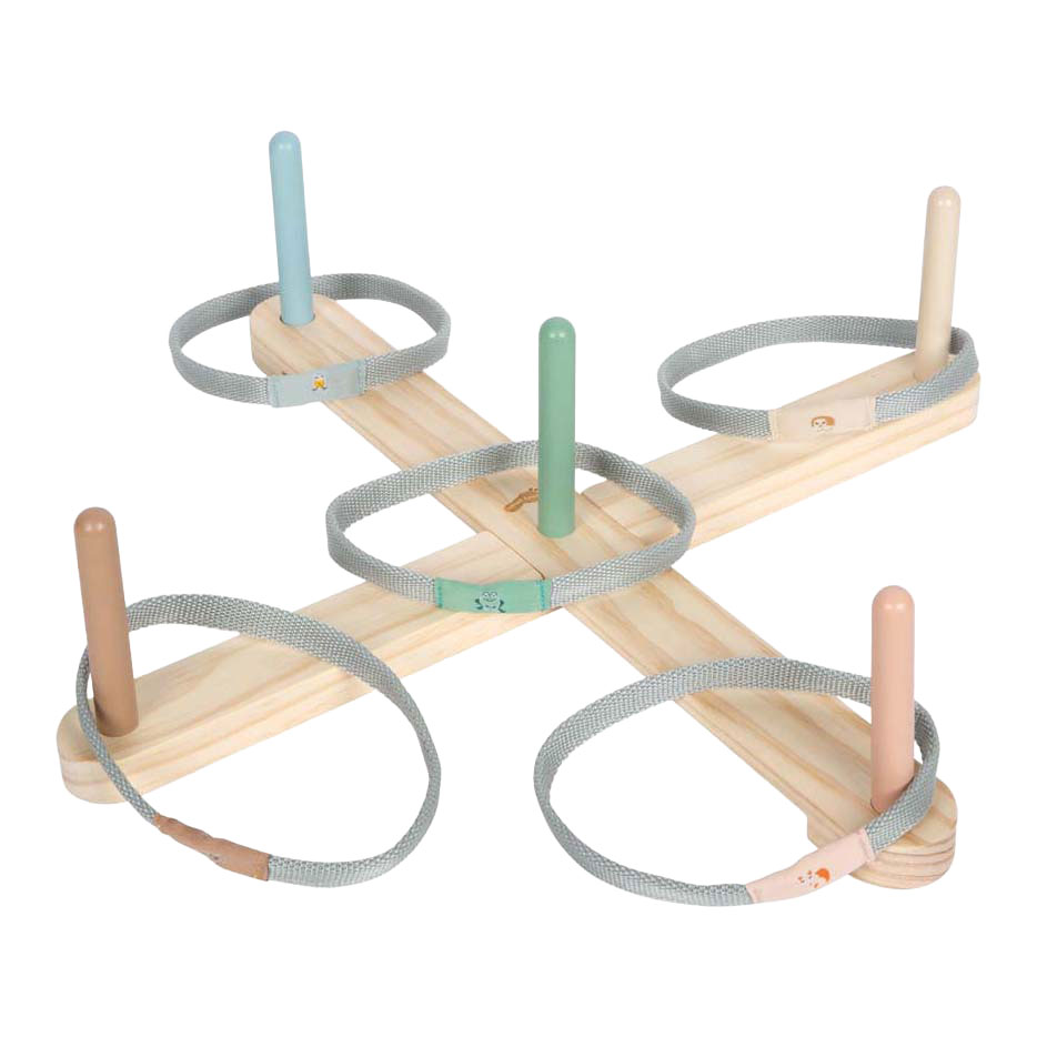 Small Foot - Jeu de lancer d'anneaux Garden Buddies