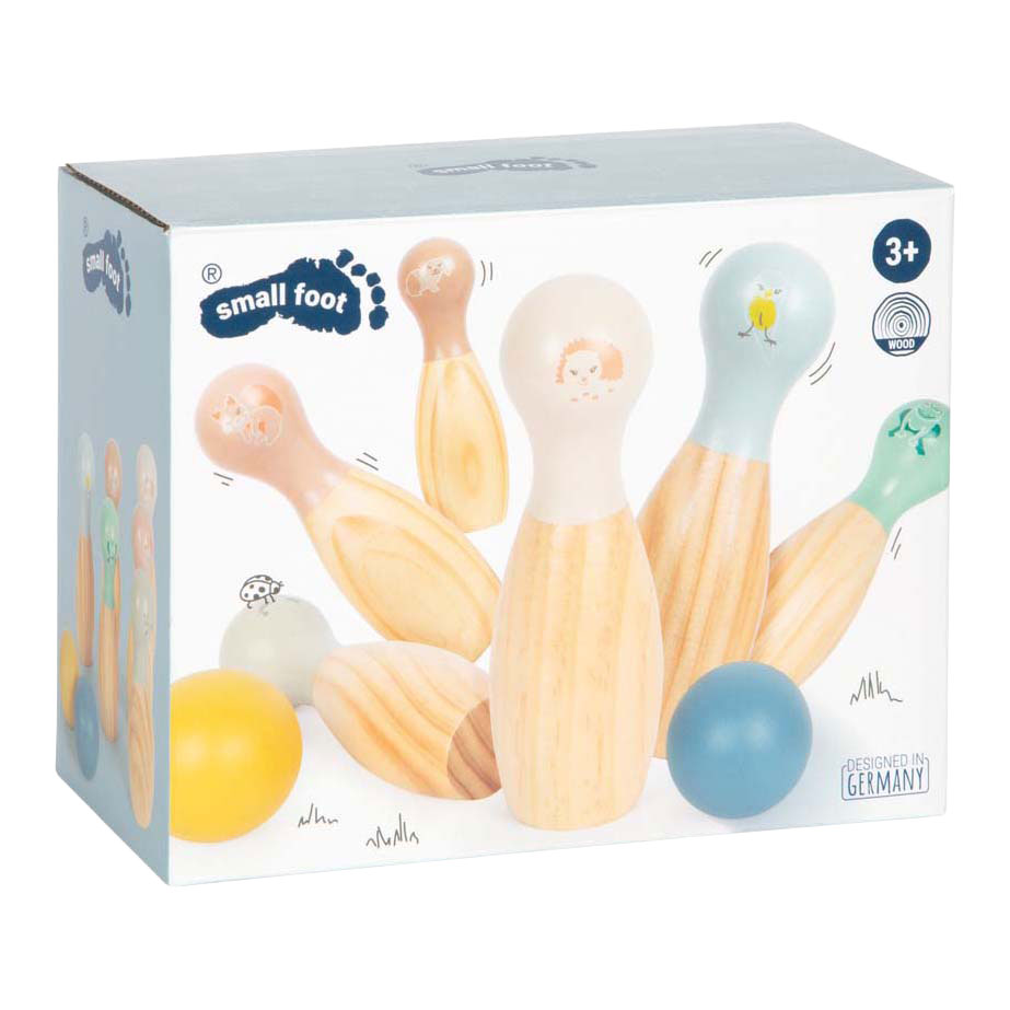 Small Foot - Bowling-Spiel Garden Buddies - 8 Stück.