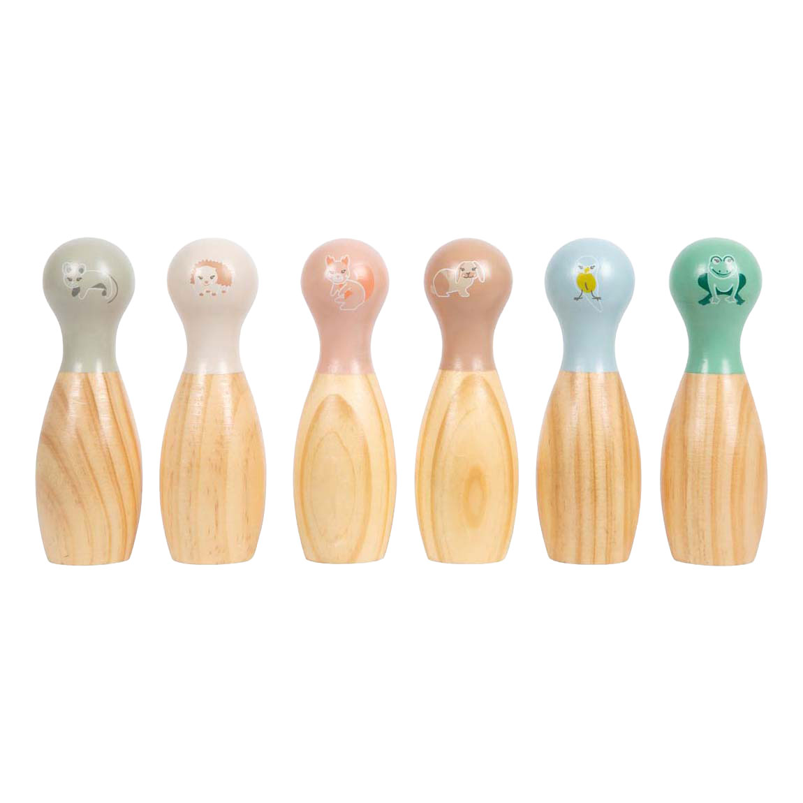 Small Foot - Bowling-Spiel Garden Buddies - 8 Stück.