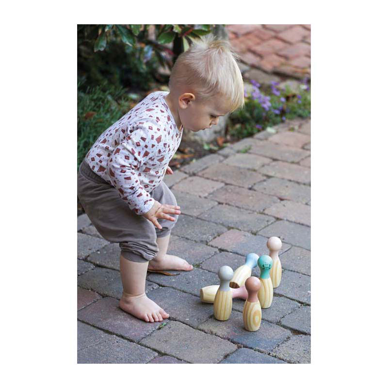 Small Foot - Bowling-Spiel Garden Buddies - 8 Stück.