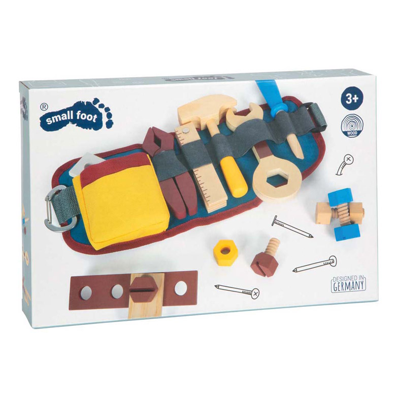 Petits outils en bois avec ceinture