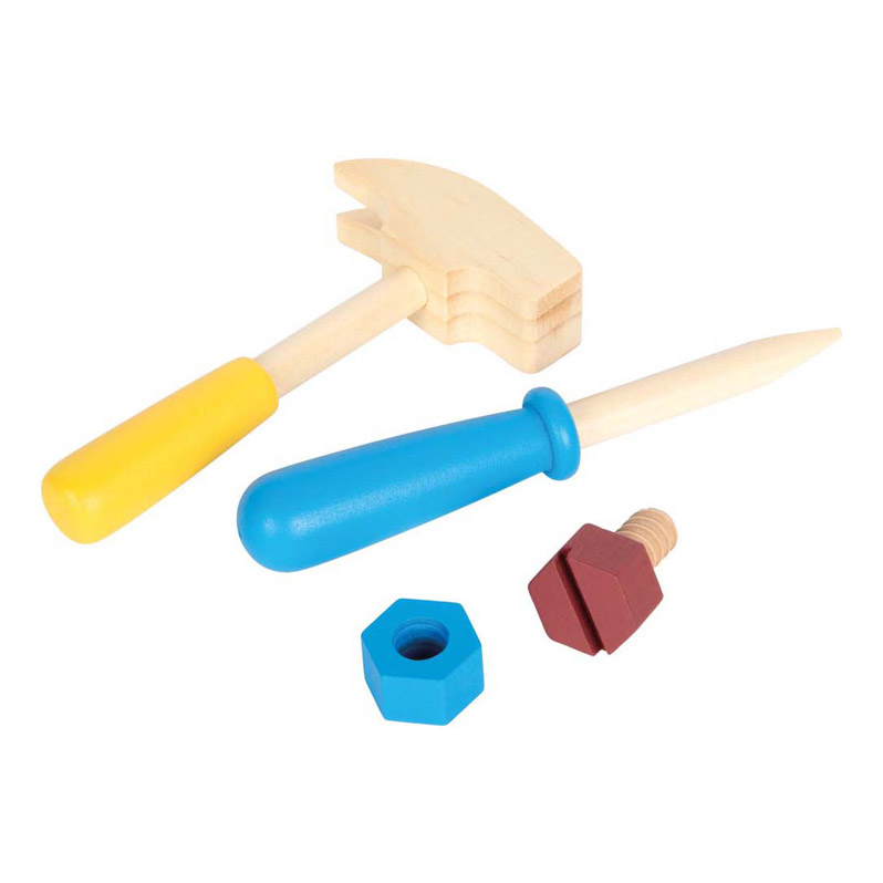 Petits outils en bois avec ceinture