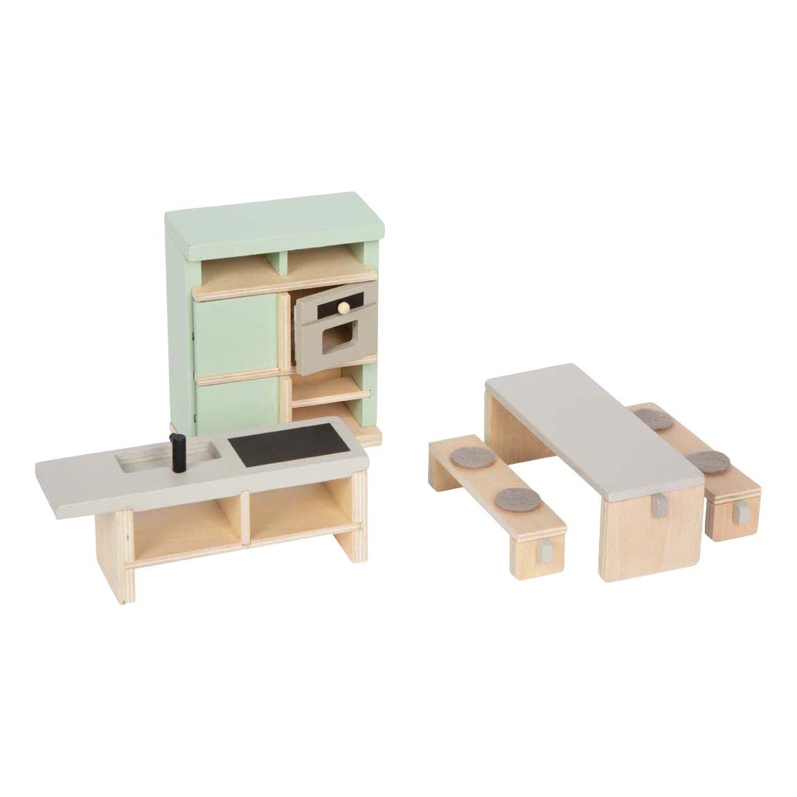 Small Foot - Poppenhuis Meubelset Scandinavische Stijl