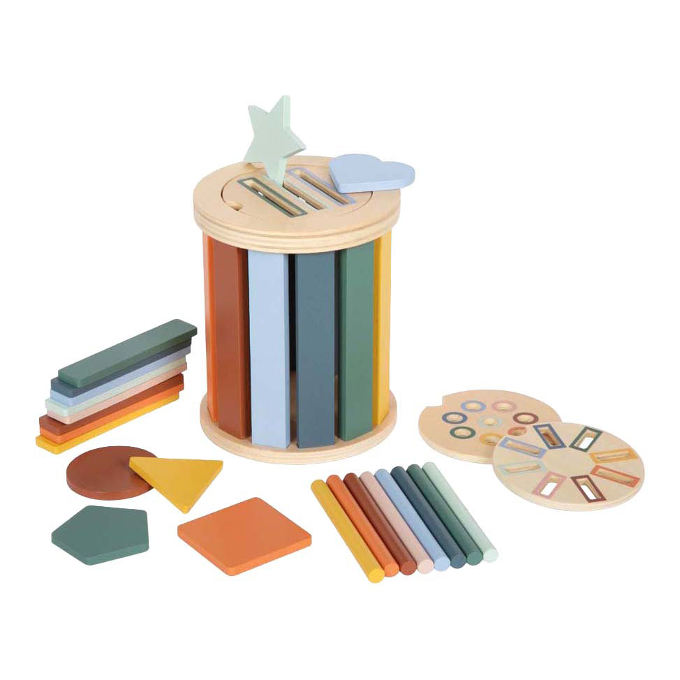Petit Pied - Jeu de tri Montessori en bois avec tambour