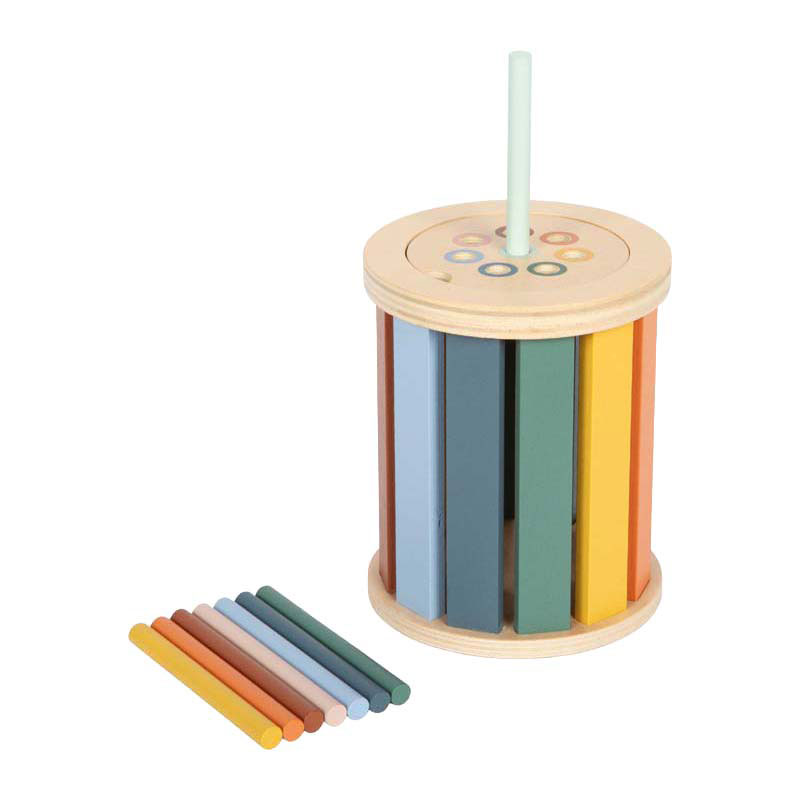 Petit Pied - Jeu de tri Montessori en bois avec tambour