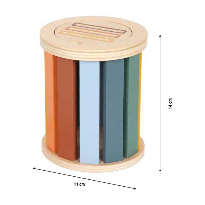 Petit Pied - Jeu de tri Montessori en bois avec tambour