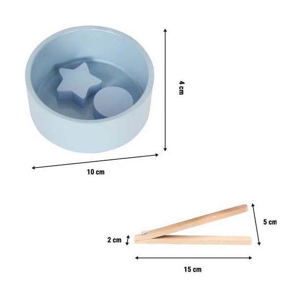 Small Foot - Houten Montessori Sorteerspel met Knijptang
