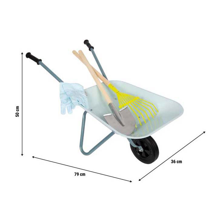 Small Foot - Tuingereedschap Set met Kruiwagen 5dlg.