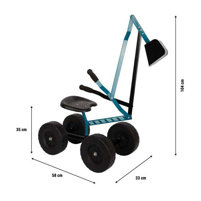 Small Foot - Graafmachine met Wielen Blauw