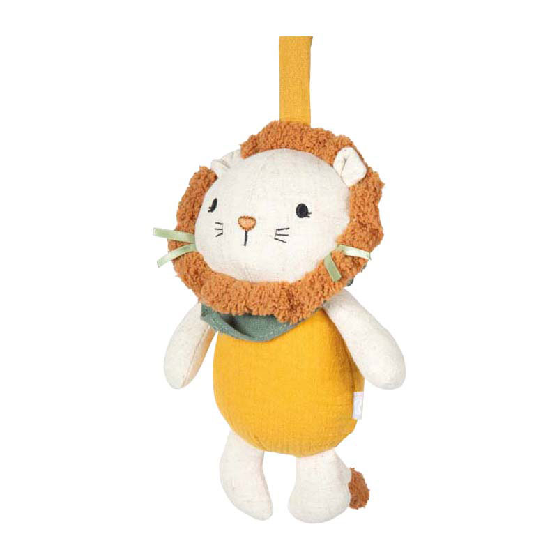 Small Foot - Stoffen Muziekdoos Kleine Leeuw