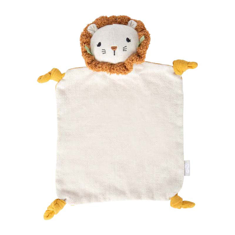 Small Foot - Stoffen Knuffeldeken Kleine Leeuw