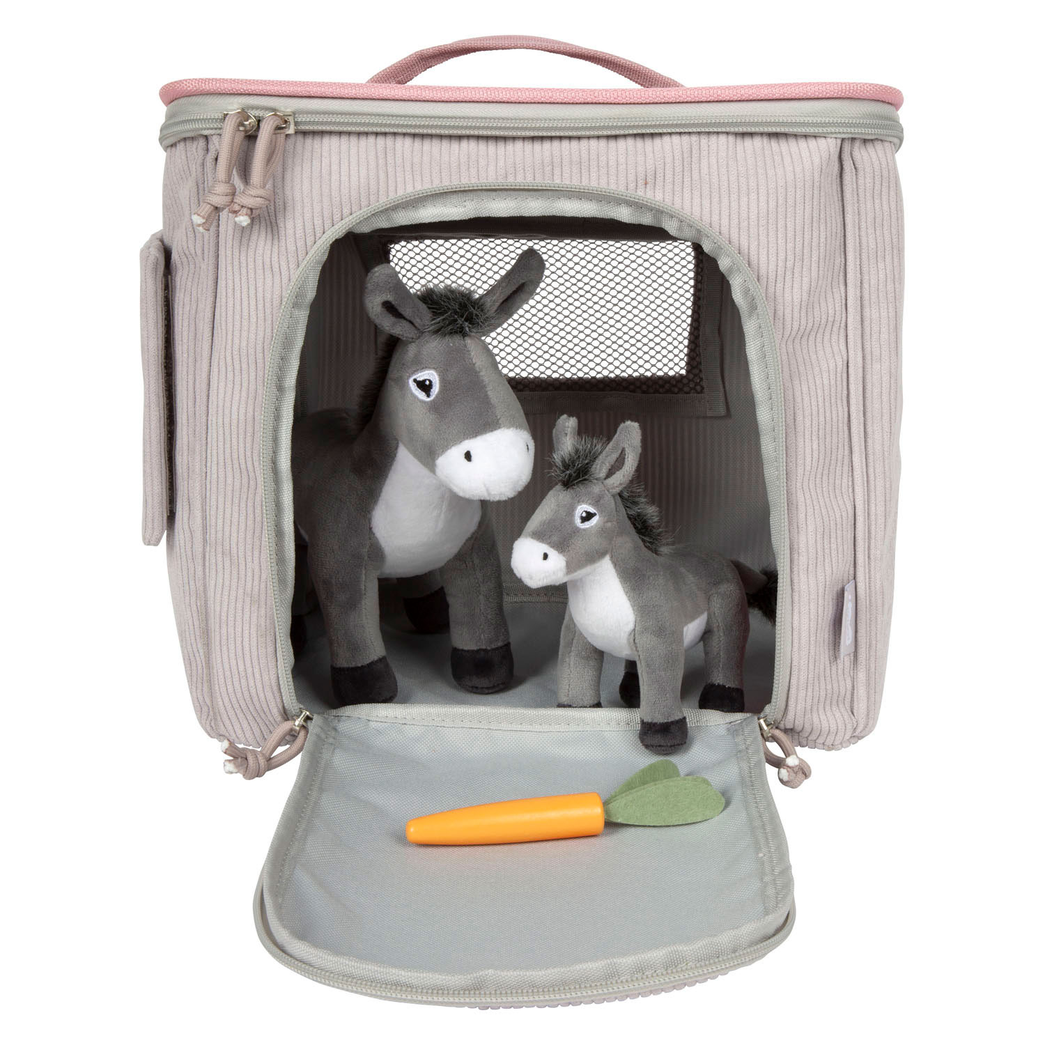 Small Foot Ezel Verzorgingsset met Stal en Accessoires