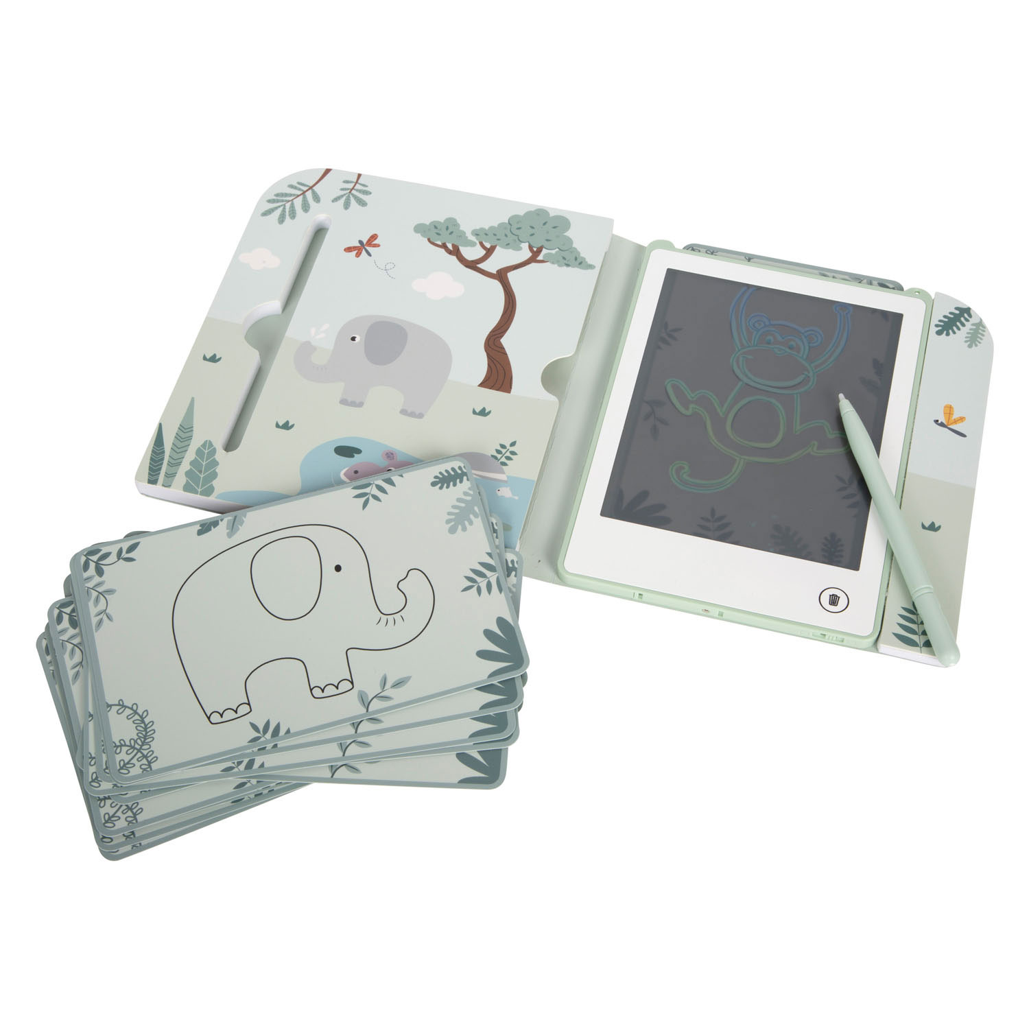Small Foot LCD Kleurboek met Safari Templates